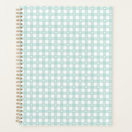 Agenda Mint Green Checks