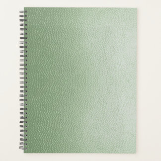 Agenda Mint Green Leather