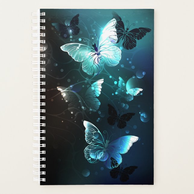 Agenda Mint Night Butterflies (Frente)