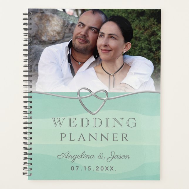 Agenda Mint Photo Wedding (Frente)