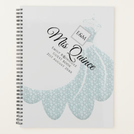 Agenda Mis Quince Quinceanera Vestir GUEST BOOK Silver