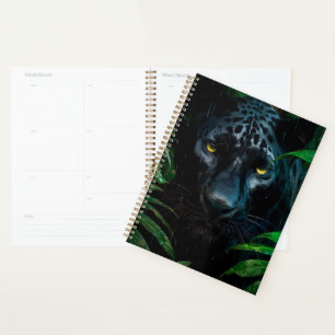 Agenda Misteriosa Design da selva de pântano preto