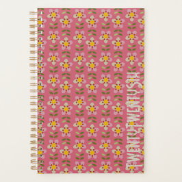 Agenda MISTY CHARM - Botanical Pattern Planner