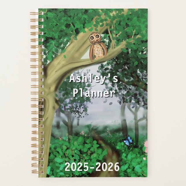 Agenda Misty Forest Path Planner (Frente)