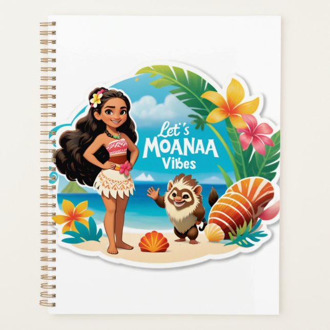 Agenda Moana’s Island Birthday Vibes! (Frente)