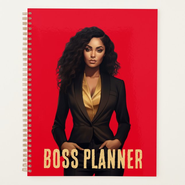 Agenda Moça Chefe Planner (Frente)