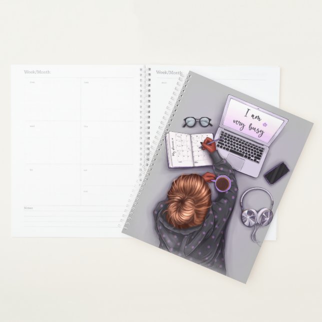 Agenda Moça Chefe Planner (Exibição)