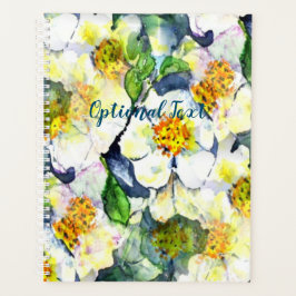 Agenda Mock Orange Seamless Floral Patterno