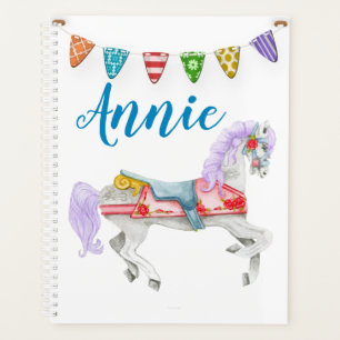 Agenda Modelo de Carrossel Horse Personalizado