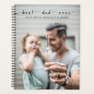 Agenda Modelo de Fotografia do Melhor Pai de Tipografia d