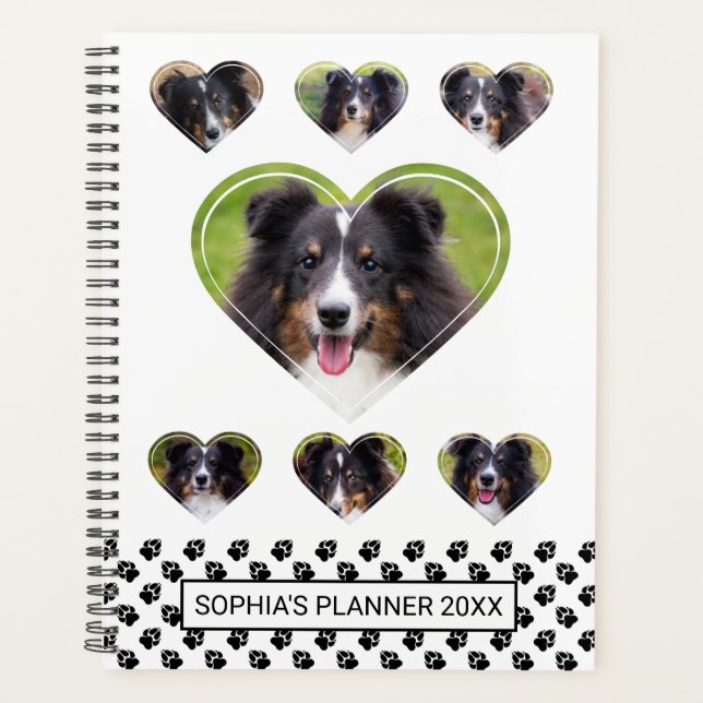 Agenda Modelos de Fotos de Animais de Estimação em Format (Frente)