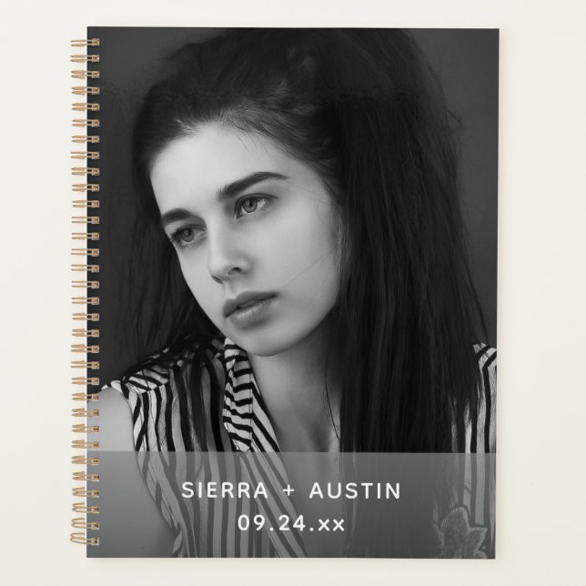 Agenda Modern 2 Photo Collage Personalized (Frente)