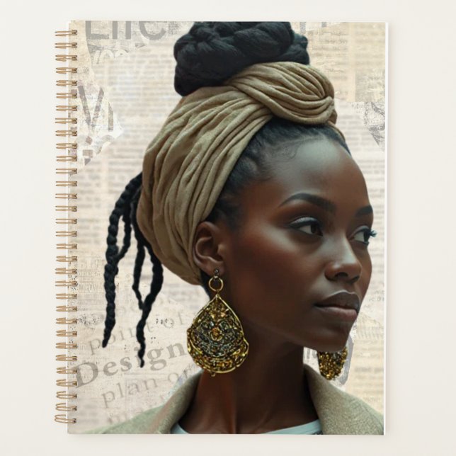 Agenda Modern and sophisticated Spiral Photo Notebook (Frente)