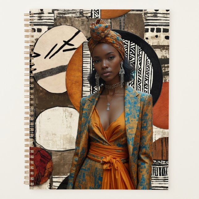 Agenda Modern and sophisticated Spiral Photo Notebook (Frente)