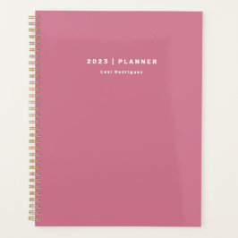 Agenda Modern Chic Pink 2023 Semanal Mensal Não Datado