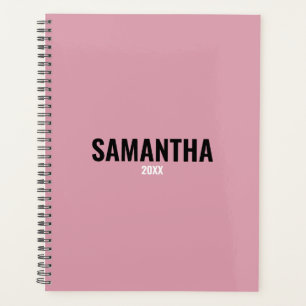 Agenda Modern Chic Pink & White Appointment Book