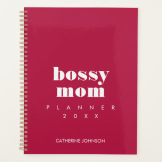 Agenda Modern Cream Burgundy Cool Bossy Mom 2026