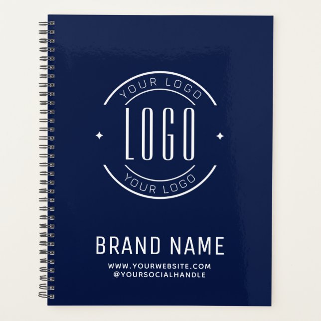 Agenda Modern custom company logo business branded (Frente)