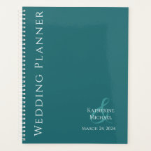 Modern Emerald Green e White-Wedding Planner