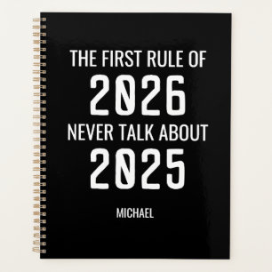 Agenda Modern Funny Cote Preto 2026