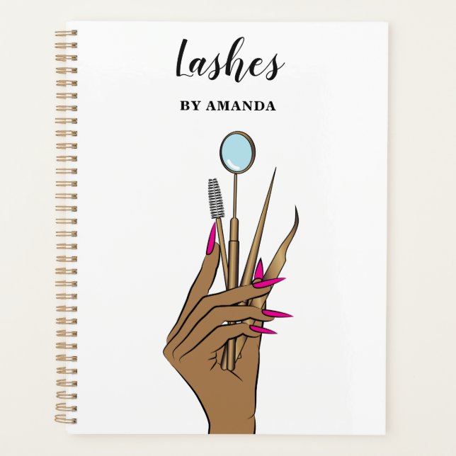 Agenda Modern Makeup Eyebrow Eyes Lashes Girly (Frente)