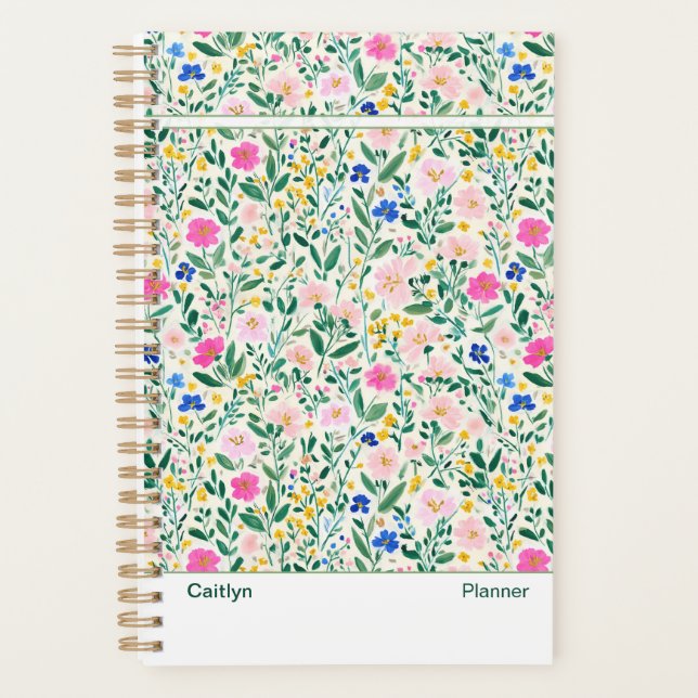 Agenda Modern Maximalist Wildflower Floral (Frente)