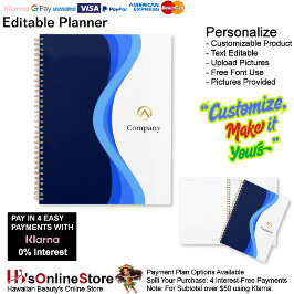 Agenda Modern Minimalist Company Blue White Business