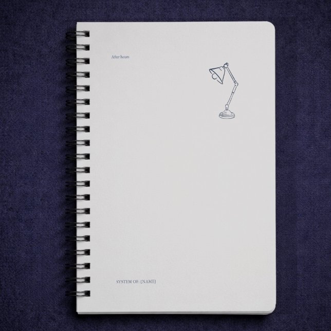 Agenda Modern Nocturnal Scholar Aesthetic/Night Lamp (Criador carregado)