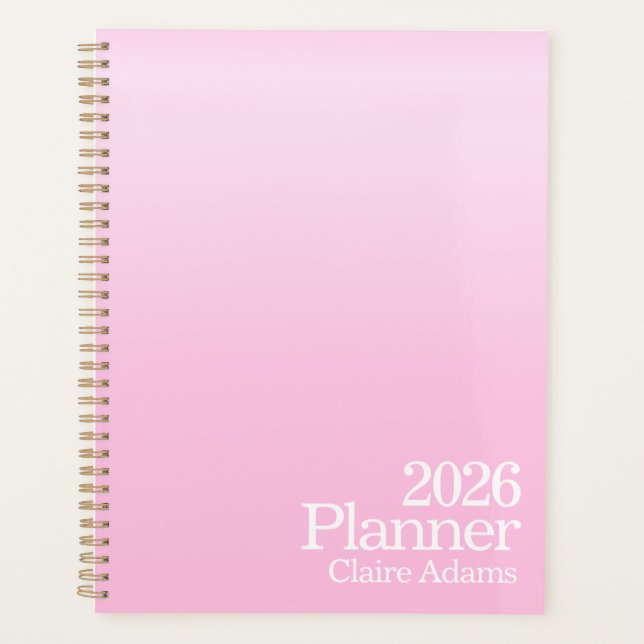 Agenda Modern Pink Ombre (Frente)