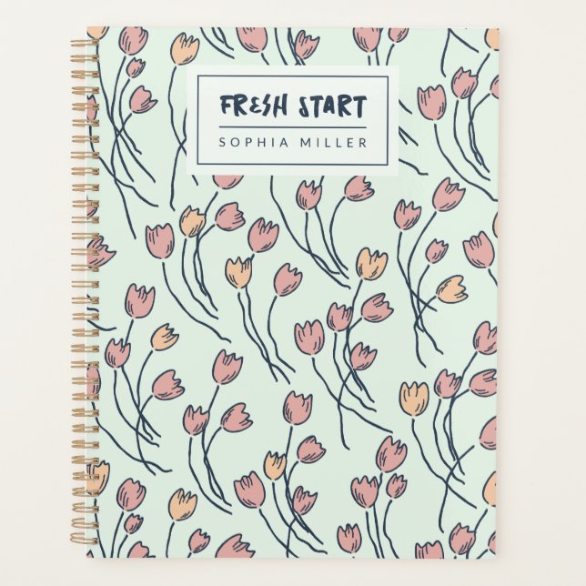 Agenda Modern Sketchbook Garden Personal | Cottage Sage (Frente)