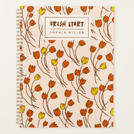 Agenda Modern Sketchbook Garden Personal | Retro Palette