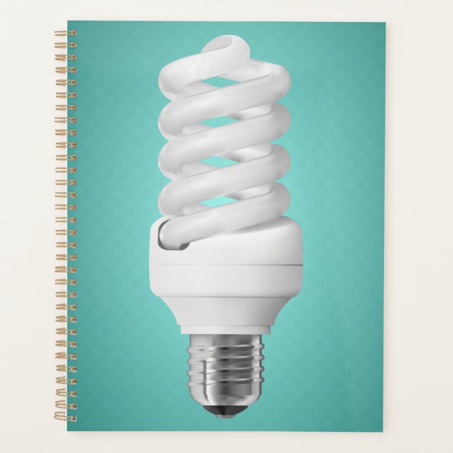 Agenda Modern Spiral Compact Fluorescent Lightbulb (Frente)