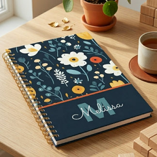 Agenda Modern Wildflower Boho Cottagecore Office