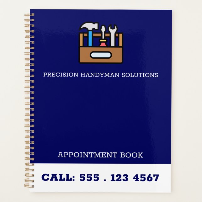 Agenda Modernhandyman construction customlogo Appointment (Frente)
