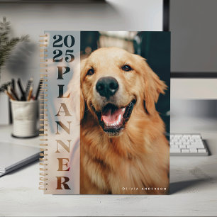 Agenda Moderno 2025 - Sobreposição personalizada de fotos