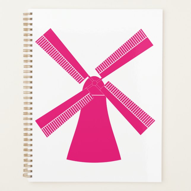 Agenda Moinho de Vento Rosa (Frente)