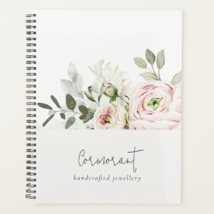 Agenda Molho Chic Blush Cor-de-rosa Folha Botânica Folha