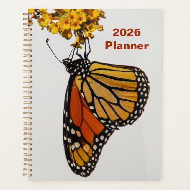 Agenda Monarch Butterfly 2026 Planner (Frente)