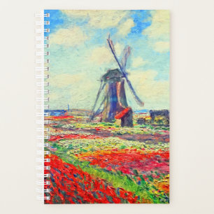 Agenda Monet Tulips Windmill