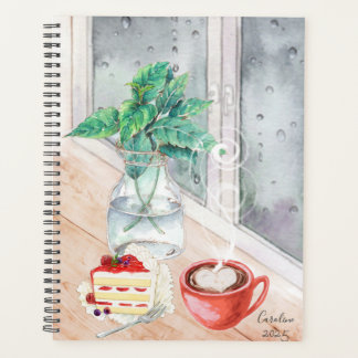 Agenda Monograma 2025 Bolo de café