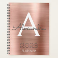 Monograma de 2021, cor-de-rosa-pincelada, Dourado,