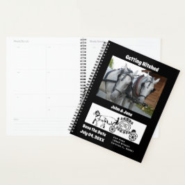 Agenda Monograma de Fotografia do Vagão de Cavalo Atingid