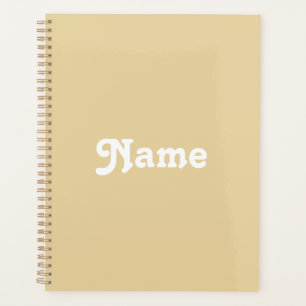 Agenda Monograma do ano de nome personalizado do camelo b