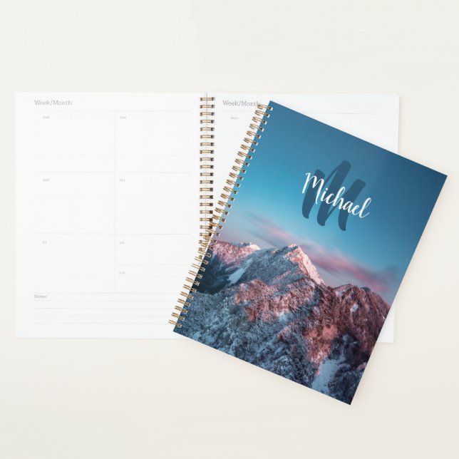 Agenda Monograma do céu magnético Storžič Eslovênia (Exibição)