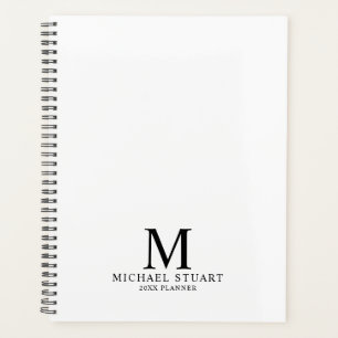 Agenda Monograma e Nome Personalizados Profissionais