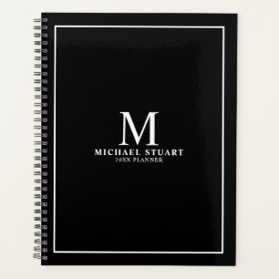 Agenda Monograma e Nome Personalizados Profissionais