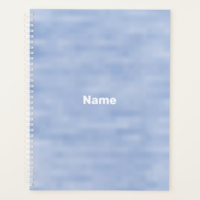 Agenda Monograma ou ano de nome personalizado mínimo do c (Frente)