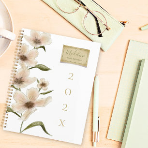Agenda Monograma Personalizado Elegante Nome Vintage Cari