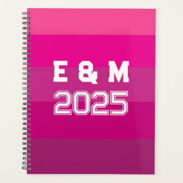 Agenda "Monograma personalizável e anos