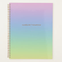 Monograma Simples do Unicórnio Arco-Íris